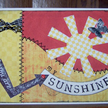 You Are My Sunshine Hybrid Card