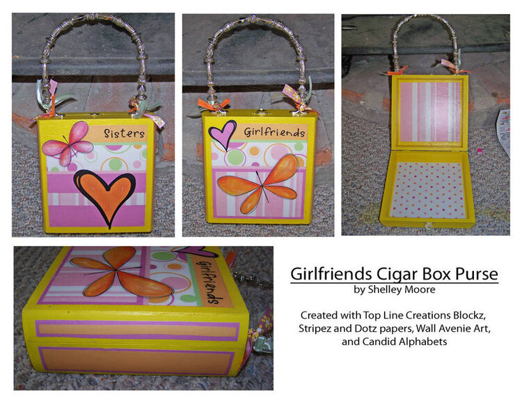 Girlfriendz Cigar Box Purse