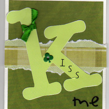 Kiss Me St. Patty&#039;s Day Card