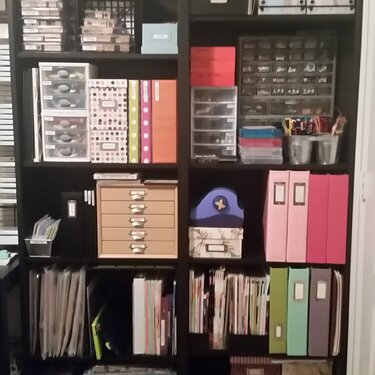 Reorganized shelves
