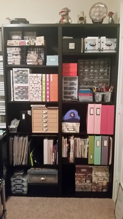 Reorganized shelves