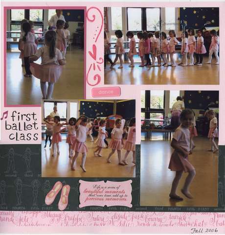 first ballet class