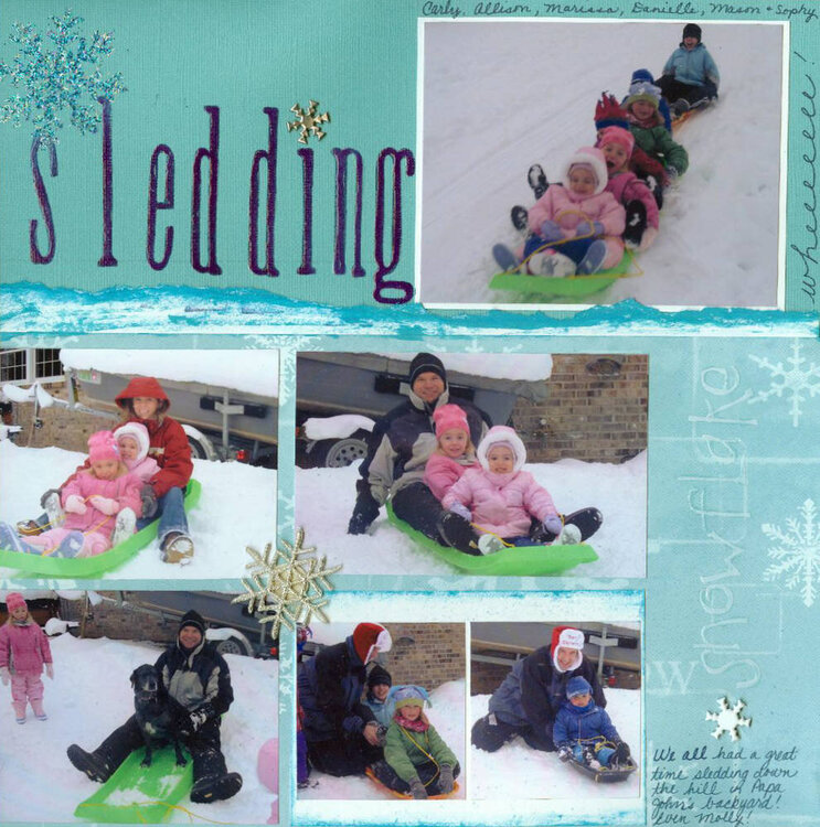 sledding