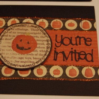 Halloween party invite *rusty pickle