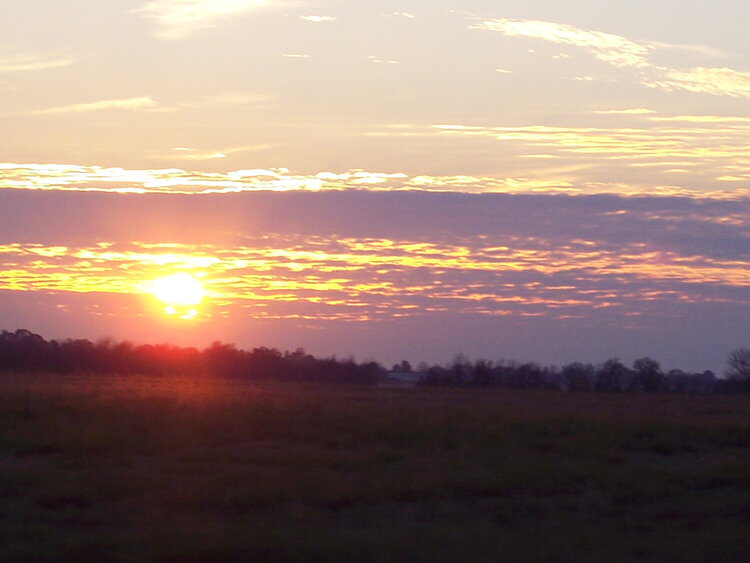 Sunset in Oklahoma