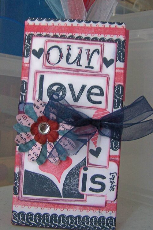 Our Love Is . . . Another Accordion Tag Book