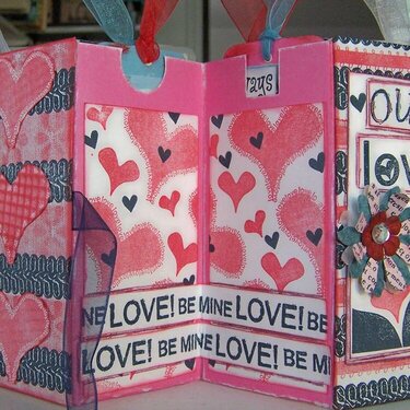 Our Love Is . . . Another Accordion Tag Book