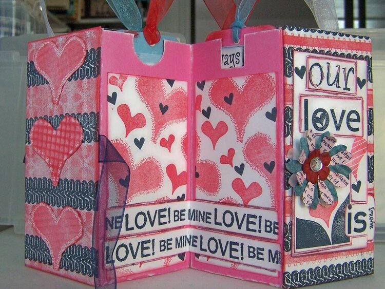Our Love Is . . . Another Accordion Tag Book