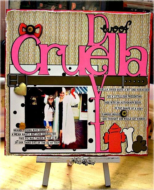 Cruella DeVil--Another Disney Layout
