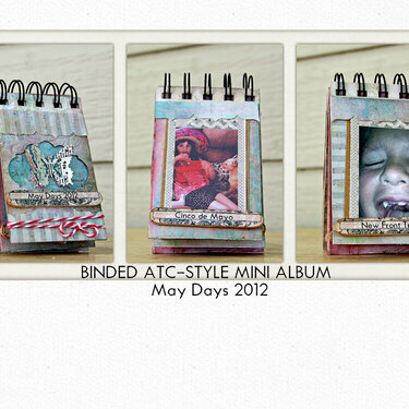 Binded ATC-Style Mini Album (May Days 2012)