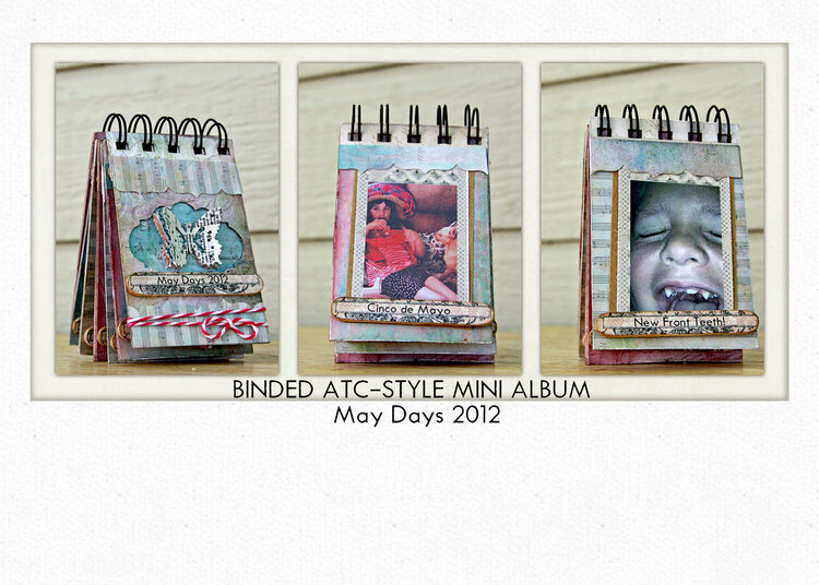 Binded ATC-Style Mini Album (May Days 2012)