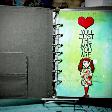Just The Way You Are (Art Journal Planner Page)