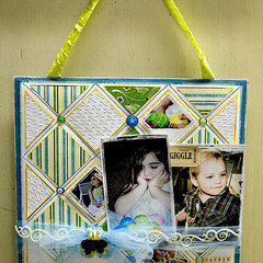 Faux French Memory Board for Easter