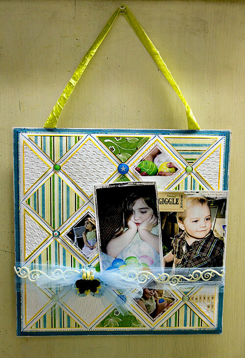 Faux French Memory Board for Easter