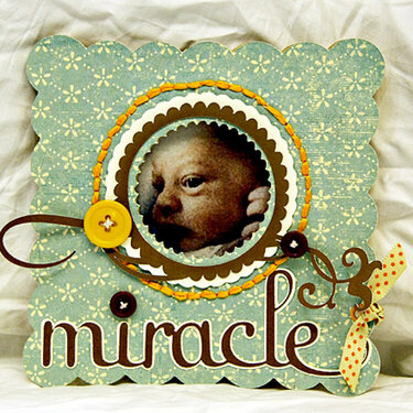 Miracle (Sample Birth Annoucement)