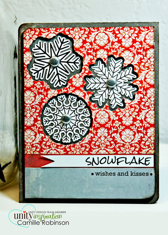 Snowflake Wishes &amp; Kisses (Unity&#039;s NEW Sentiment Kit)