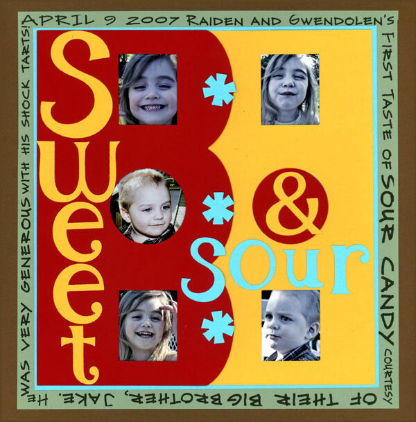 Sweet &amp; Sour *Provo Craft DT*