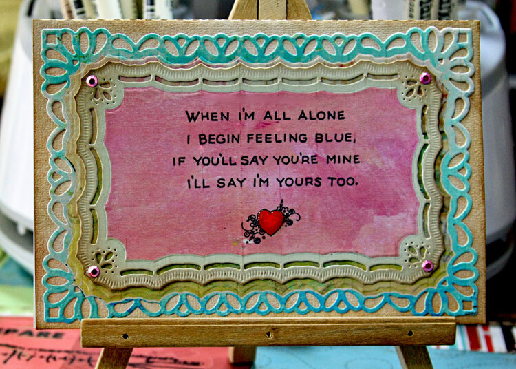Valentine Vintage Sentiment