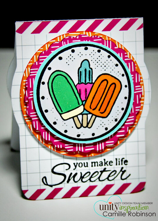 You Make Life Sweeter--Free card svg file with video instruction