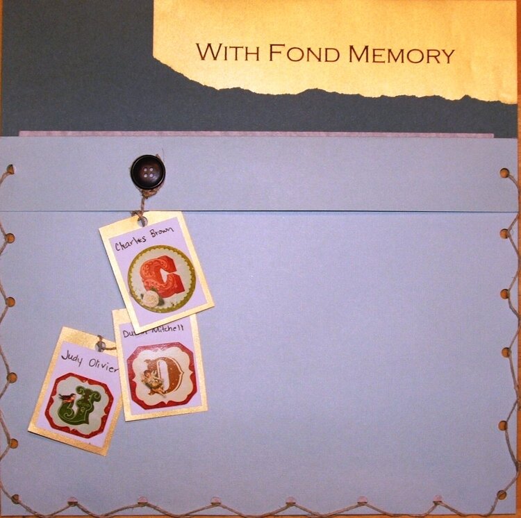 With Fond Memory