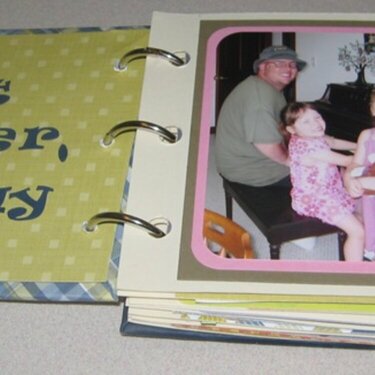 Father&#039;s Day 5x7 mini album