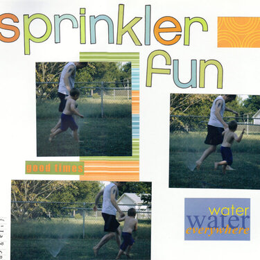 sprinkler fun - page 1