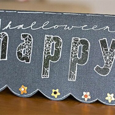 happy halloween card (Bewitched Mini Kit)