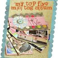 my top 5 by sofi (hybrid mini book)