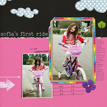 Sofia&#039;s First Ride