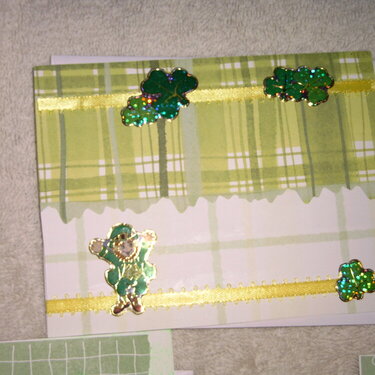St Patricks Day card for swap