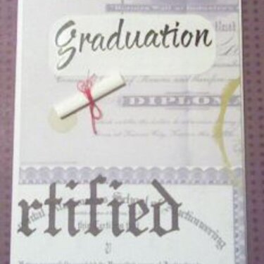 Graduation Money Card