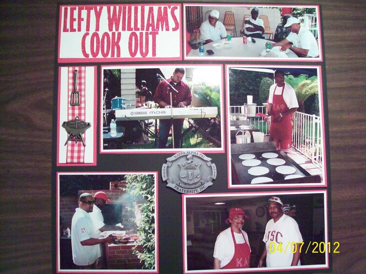 Lefty williams Cook Out (page1)