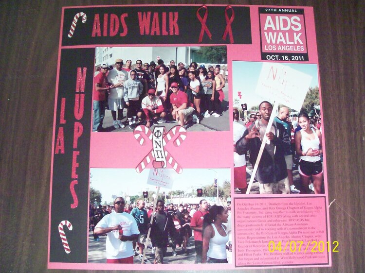 LA Nupes Aids Walk