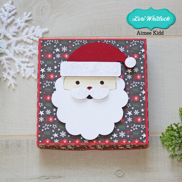 3D Santa Candy Box
