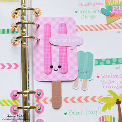 August Planner pages