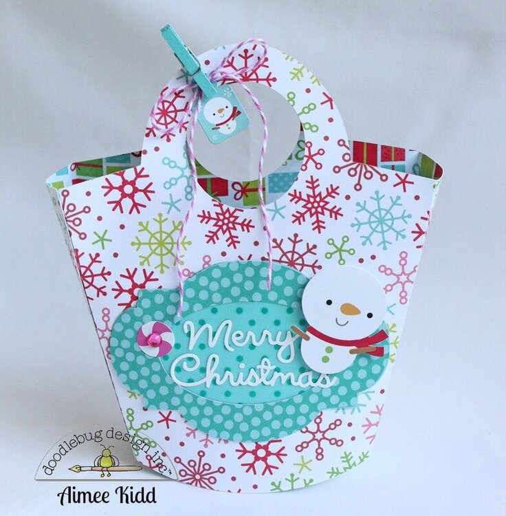 Doodlebug Santa Express gift bag 3