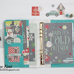 Baby It's Cold Outside Planner pockets & dashboard