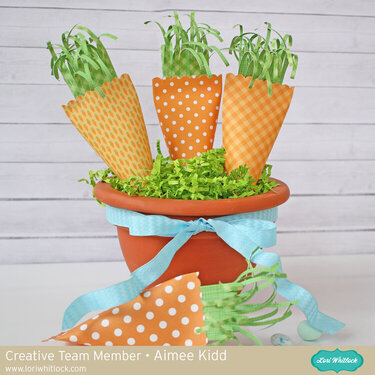 Easter Carrot Favor Boxes
