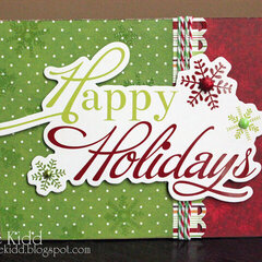 Happy Holidays card