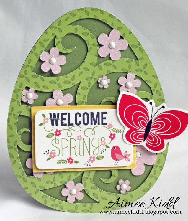 Welcome Spring card
