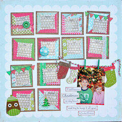 *SRM* Honor Christmas in my heart layout