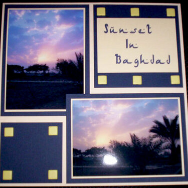 Baghdad Sunset