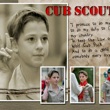 Scout&#039;s promise