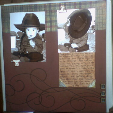Cowboy baby (right)