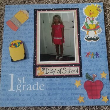 1st day of 1st grade