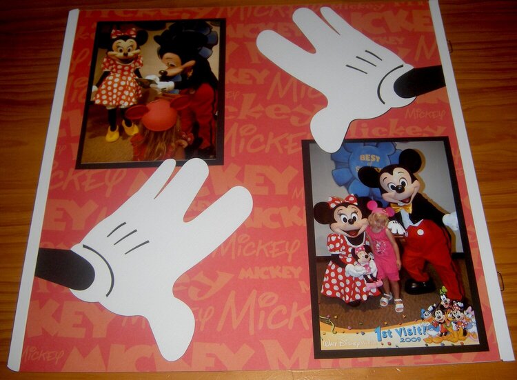 Meeting Mickey and Minnie