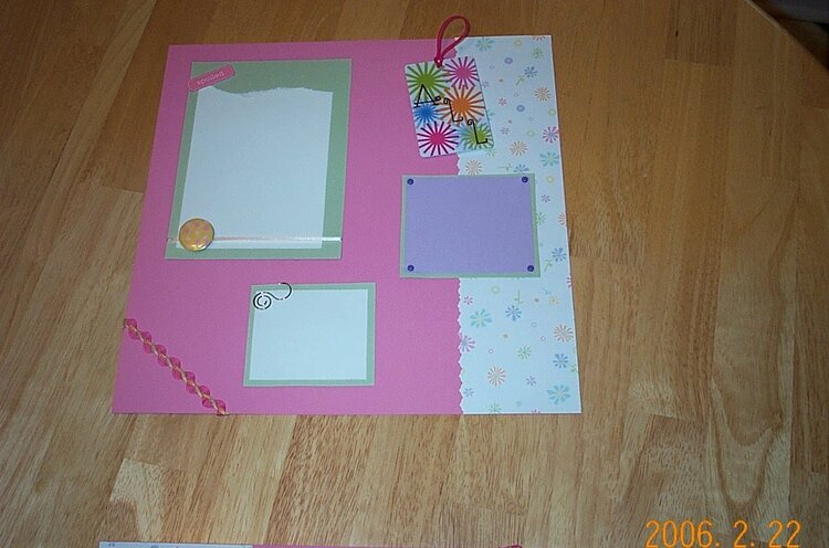 Girly layout right side