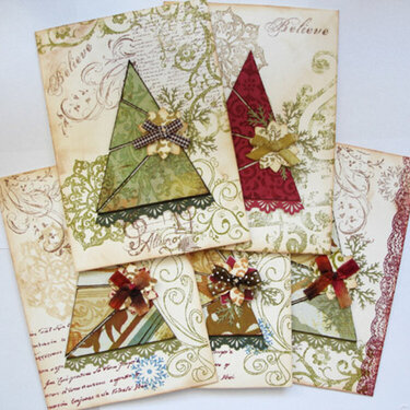 O, Christmas Tree-card set