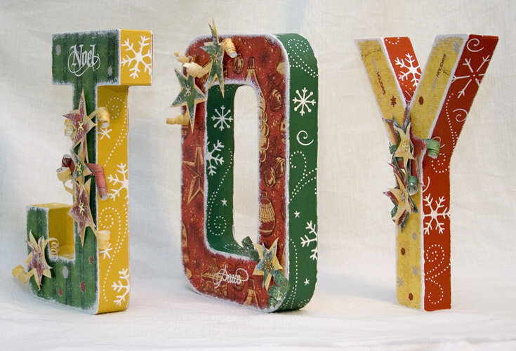 JOY Altered 12 inch letters