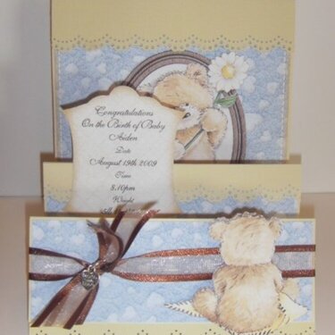 Popcorn Bear/Baby Card